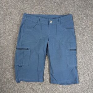 Kuhl Splash 11 Womens Cargo Shorts Blue Shadow Hiking Outdoor Size 4 6304